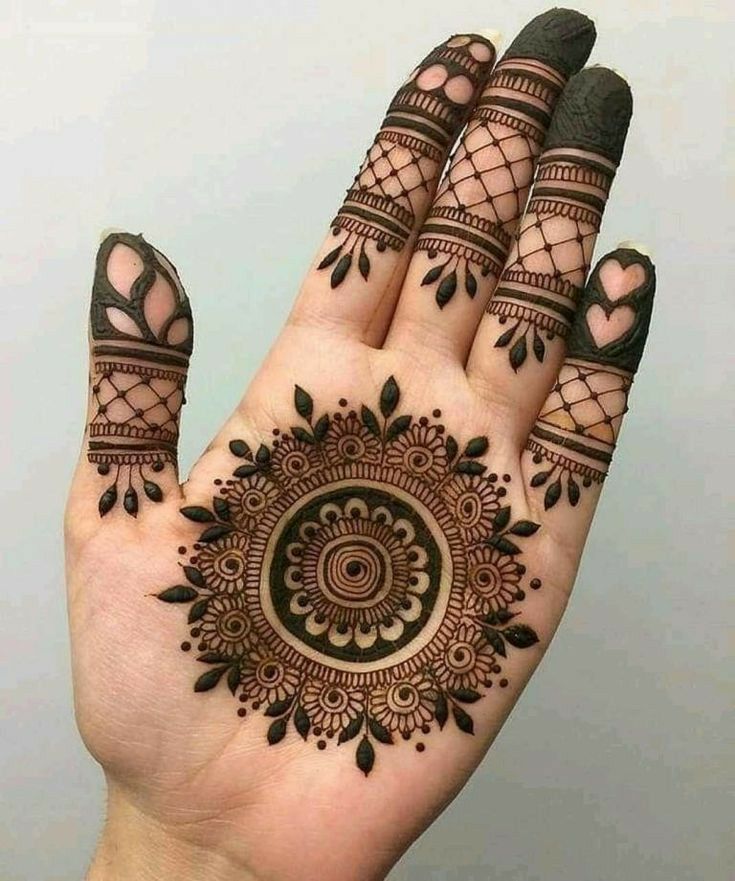 Mandala Pop Mehndi Design (2)