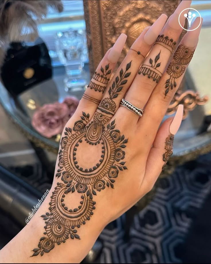 Arabic Back Hand Design