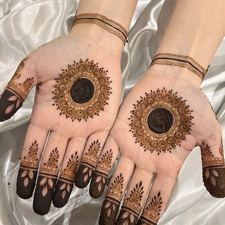 Decorating the Fingers Mehndi Design