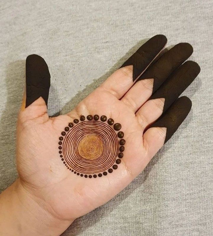Finger Cap Patterns Mehndi Design