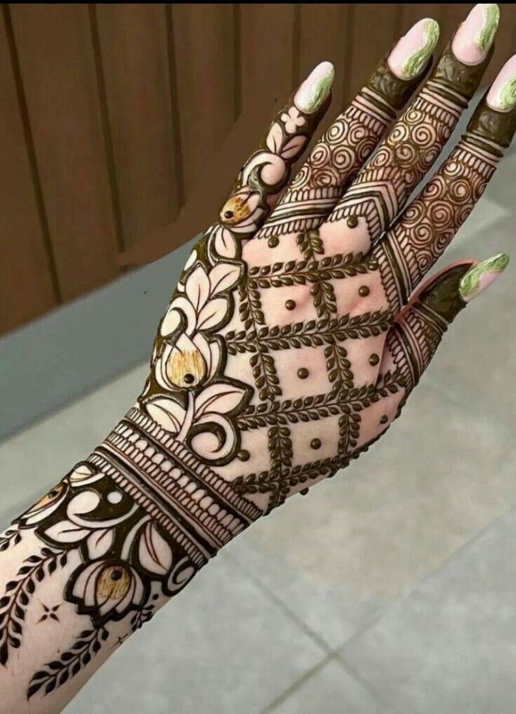 Fusion Mehndi Designs