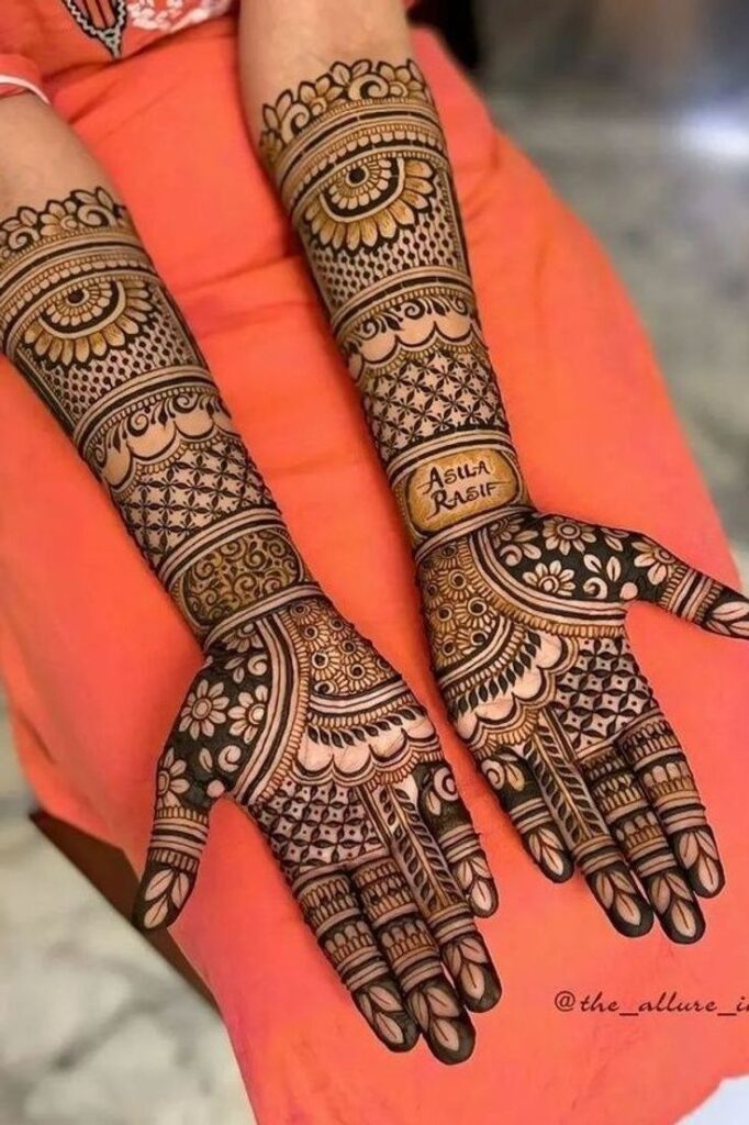 Indian Bridal Front Mehndi