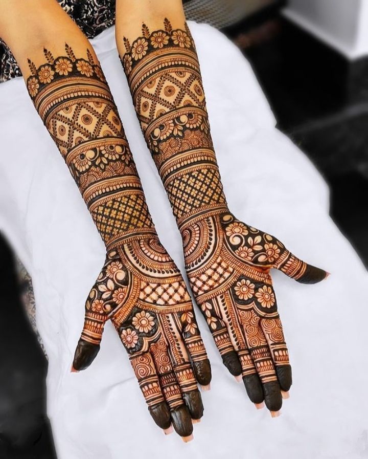 Indian Bridal Front Mehndi