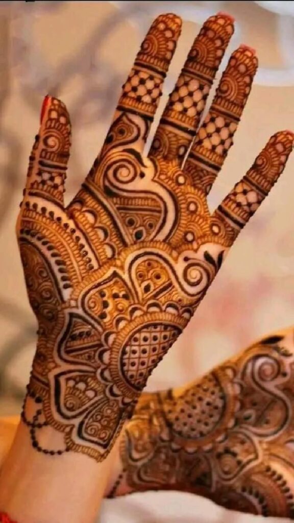 Intricate Indian Patterns Mehndi Design