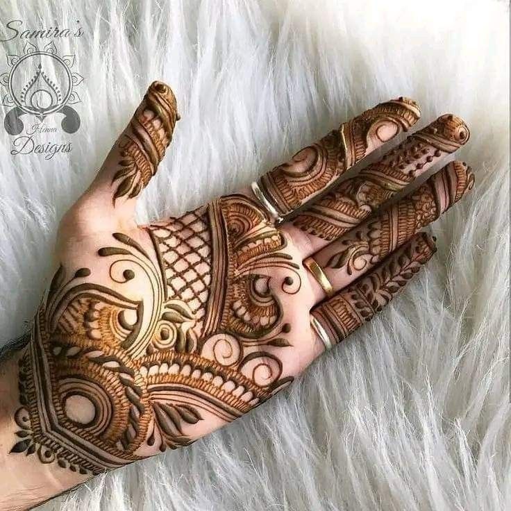 Intricate Indian Patterns Mehndi Design