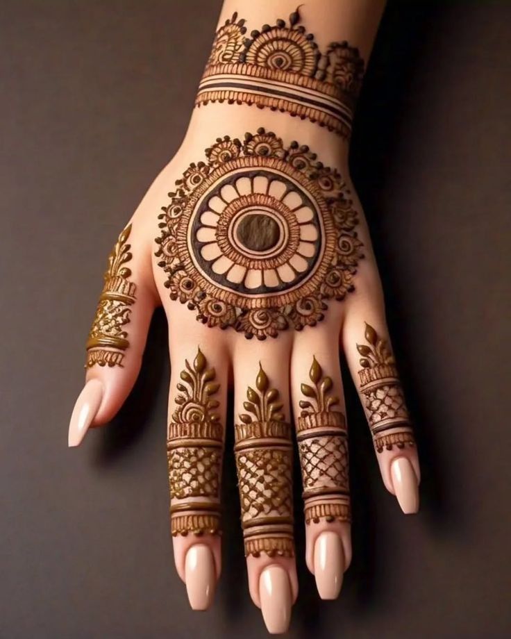 Mandala Pop Mehndi Design