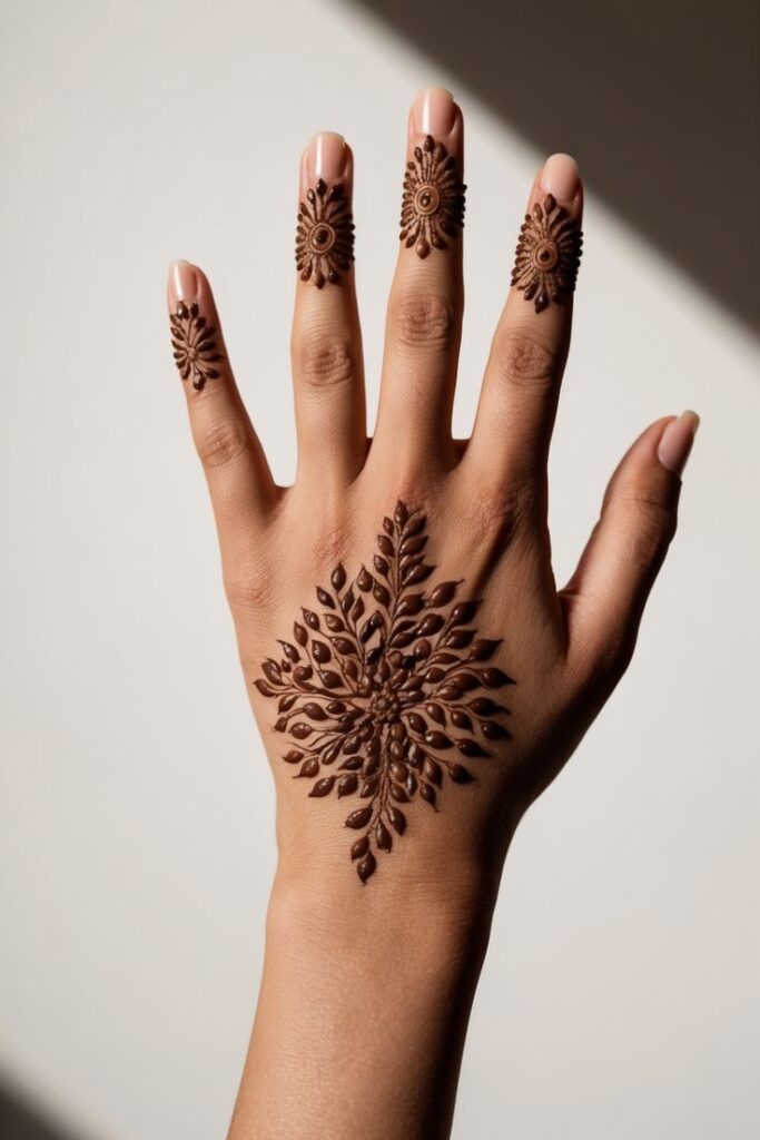 Minimalist Mehndi