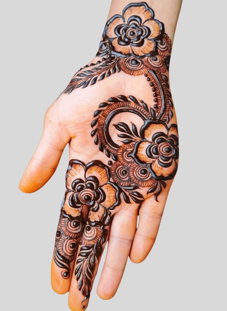 Paisley Motifs and Leaves