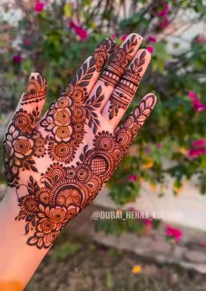 Paisley Motifs and Leaves