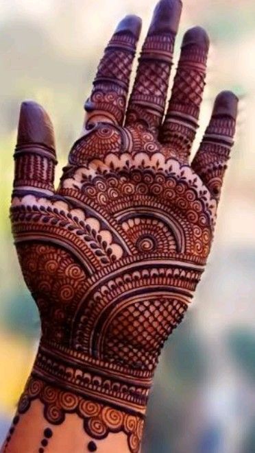 Rajasthani Touch Mehndi Design