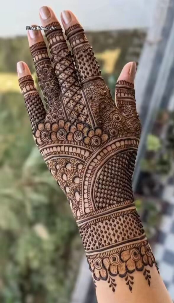 Rajasthani Touch Mehndi Design